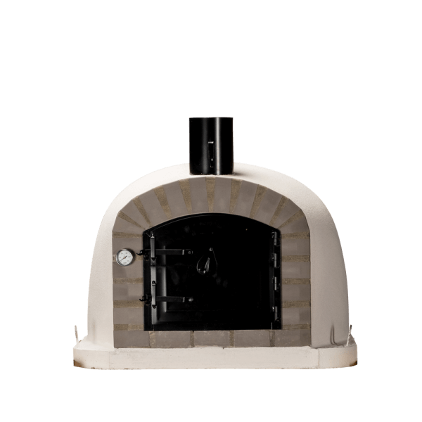 Veelzijdige zwarte pizza oven