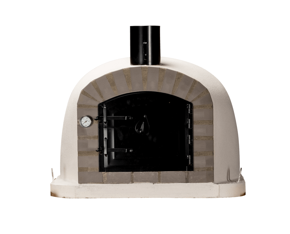 Veelzijdige zwarte pizza oven